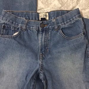 Jeans- used, a little tear at the bottom